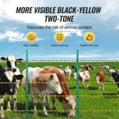 Electric Fence Wire 1640 Ft. 500m Polywire 1/8 In. Diameter 6 Stainless Steel Strands Fencing Rope With 25 Fence -Dewalt Tools Shop yellow black svopes garden fencing wldxjskjsk160wwtxy3 250206 fa 1000