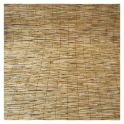 0.13-0.25in. Dia. 4 Ft. X 8 Ft. Reed Bamboo Screen Privacy Fence Backyard Divider Decorative Garden Fencing Natural