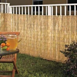 0.13-0.25in. Dia. 6 Ft. X 16.4 Ft. Reed Bamboo Screen Privacy Fence Backyard Divider Decorative Garden Fencing Natural 9 0.13-0.25in. Dia. 6 Ft. X 16.4 Ft. Reed Bamboo Screen Privacy Fence Backyard Divider Decorative Garden Fencing Natural -Dewalt Tools Shop yellow ecostake garden fencing rf0616ns 4f 1000